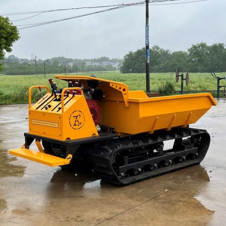 手押し車 ミニトラック 現場用 油圧式 クローラー ダンプカー