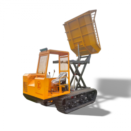 PD-3500TA シザーリフト 2.4m クローラー式ダンプカー 全地形対応トランスポーター